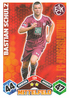 Bastian Schulz 1. FC Kaiserslautern 2010/11 Topps MA Bundesliga #134